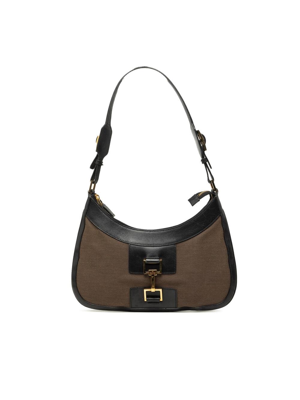 Gucci Canvas Jackie Hobo Pre-Loved Bag #357701G49B